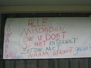 Alle misdaden die u doet